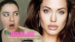 angelina jolie makeup transformation