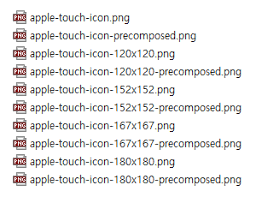 apple touch icon png 404 에러 탈출기