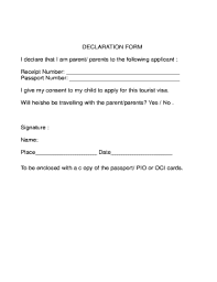 child declaration form pdf fill out
