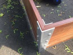 I ended up ordering plow & hearth solid steel raised bed corner brackets for my second bed, which i like much better. Ipe Raised Garden Bed Corner Bracket Made With Aluminum Angles Raised Garden Bed Corners Raised Garden Raised Garden Beds Diy