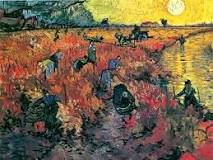 El viñedo rojo, de Vincent Van Gogh - La Mesa Habla