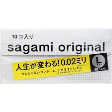 Sagami Original 0 02 Condom Large 10 Pcs