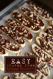 This basic biscotti recipe teaches you how to make biscotti cookies. Easy Gluten Free Almond Biscotti Gluten Free Sweet Gluten Free Biscotti Gluten Free Sweets