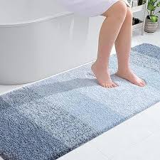 olanly luxury bathroom rug mat 70x24
