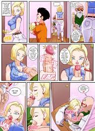 ANDROID 18 DOUJIN AND MASTER ROSHI 