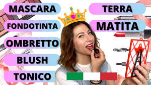 lessico trucco in italiano vocaboli e