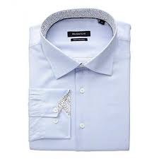 Bugatchi Men Shaped Fit Long Sleeve Woven Shirt 9106283 Ngsekuz