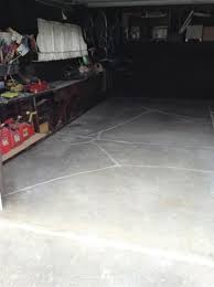 al concrete garage floor repaired