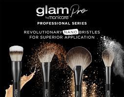 glam by manicare professional brush