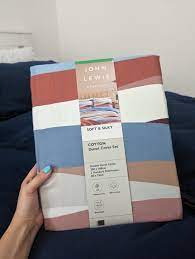 John Lewis Lamella Double Duvet Cover