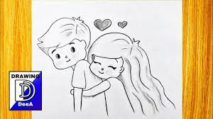 simple and cute love drawing ideas