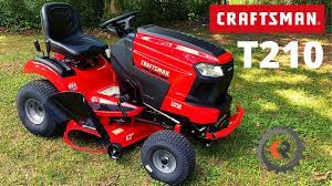 Craftsman T210 Turn Tight 18-HP Hydrostatic 42-in Riding Lawn Mower from  Lowe's - Early T2200 - YouTube