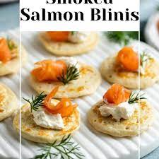 smoked salmon blinis yeast free mrs