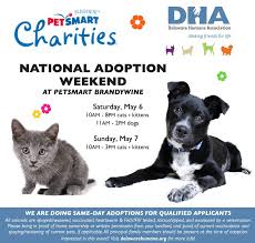 If you aren't a member, or your order total is less than $49, shipping costs will be calculated at the checkout, depending on the items and location of your order. Petsmart National Adoption Weekend Delaware Humane Association