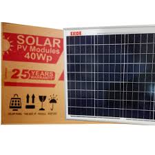 EXIDE 40w 18.00V Solar Panel : Amazon.in: Garden & Outdoors