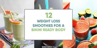 12 healthy smoothies for weight loss