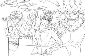 Death note's film adaptation chose this second route. Death Note Coloring Pages Best Coloring Pages Wonder Day Coloring Pages For Children And Adults