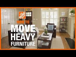 how to move heavy furniture the home
