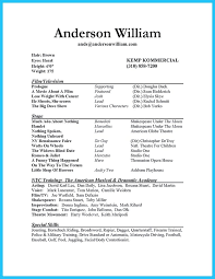 Examples Of Resumes   Child Actors Resume And Sample On Pinterest    