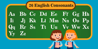 26 letters consonants letters