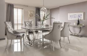 4pcs dining chairs side chair with beech wood legs modern mid century eiffel inspired chair dining room living room bedroom kitchen simple chairs (grey) طقم سفرة بلاستيك 4 قطع. The Chicago Grey Dining Table With Dark Or Light Grey Chairs U C