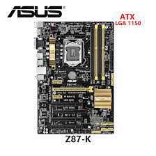 It uses the ddr3 memory type, with maximum speeds of up to 2400 mhz, and 4 ddr3 slots allowing for a maximum total of 32 gb ram. Verwendet Asus Z87 K Motherboard 1150 Z87 Ddr3 Usb 3 0 32gb Sata Iii Z87 Desktop Mainboard Guter Zustand Vollig Getestet Motherboards Aliexpress