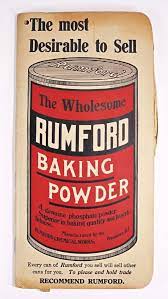 rumford baking powder notebook with