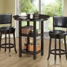 Rustic bistro set is the perfect indoor bistro set. Kitchen High Table With Storage Small Space Dining Set Kitchen Table Settings High Table And Chairs