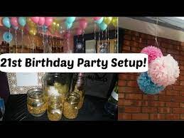 21st Birthday Party Setup Vlog Part
