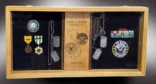 Black blue case display felt flag medal memorial military selected shadow with. Military Shadow Boxes For Retirements
