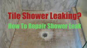 custom tile shower floor leak repair ma