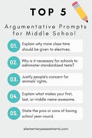 argumentative writing prompts for