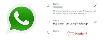 how to hide your phone number on whatsapp