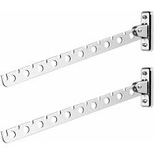 Wall Mounted Clothes Hanger Set Of 2