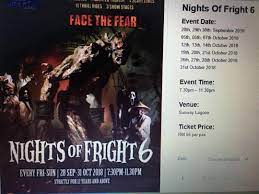 Head over to sunway lagoon to experience excellent cny vibes now!2 min. Night Of Fright 6 Sunway Lagoon Price Is For 2 Tickets Tickets Vouchers Attractions Tickets On Carousell