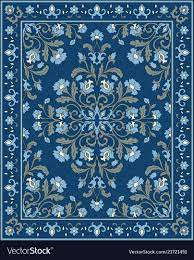 blue template for carpet royalty free