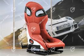 Bucket Seat Leather Boxster Red