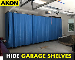 Privacy Curtains For Garage Shelves