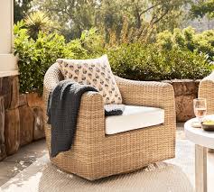 Outdoor Chairs Ottomans Pottery Barn