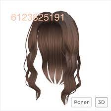 50 aesthetic blonde hair codes / ids for bloxburg (girls & boys) ~new blonde hair decals~ roblox aesthetic hair decal. Brown Wavy Hair In 2021 Brown Wavy Hair Brown Hair Roblox Roblox Codes