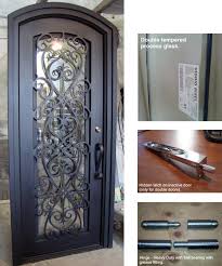 Forged Iron Entry Doors Custom Designed