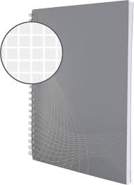 avery zweckform notebook notizio squared light grey no of your review
