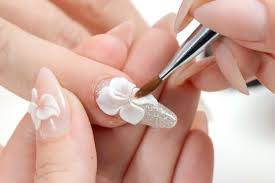 brilliant swarovski crystal nails design
