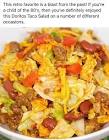 blast from the past taco salad