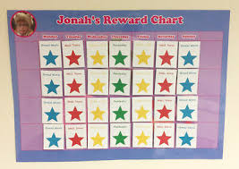Kids Reward Chart Personalised Rocket Planets Velcro Stars Top Quality Boys Girl Ebay
