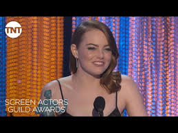 emma stone sch video at the 2017 sag