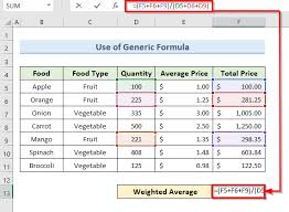 calculate conditional weighted average