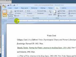 How To Format A Mla Works Cited Page Mp4 Youtube