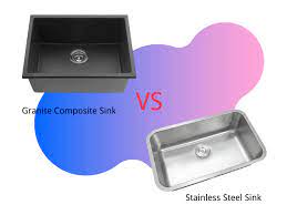 stainless steel sink vs granite