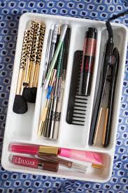 a s guide to organizing her makeup